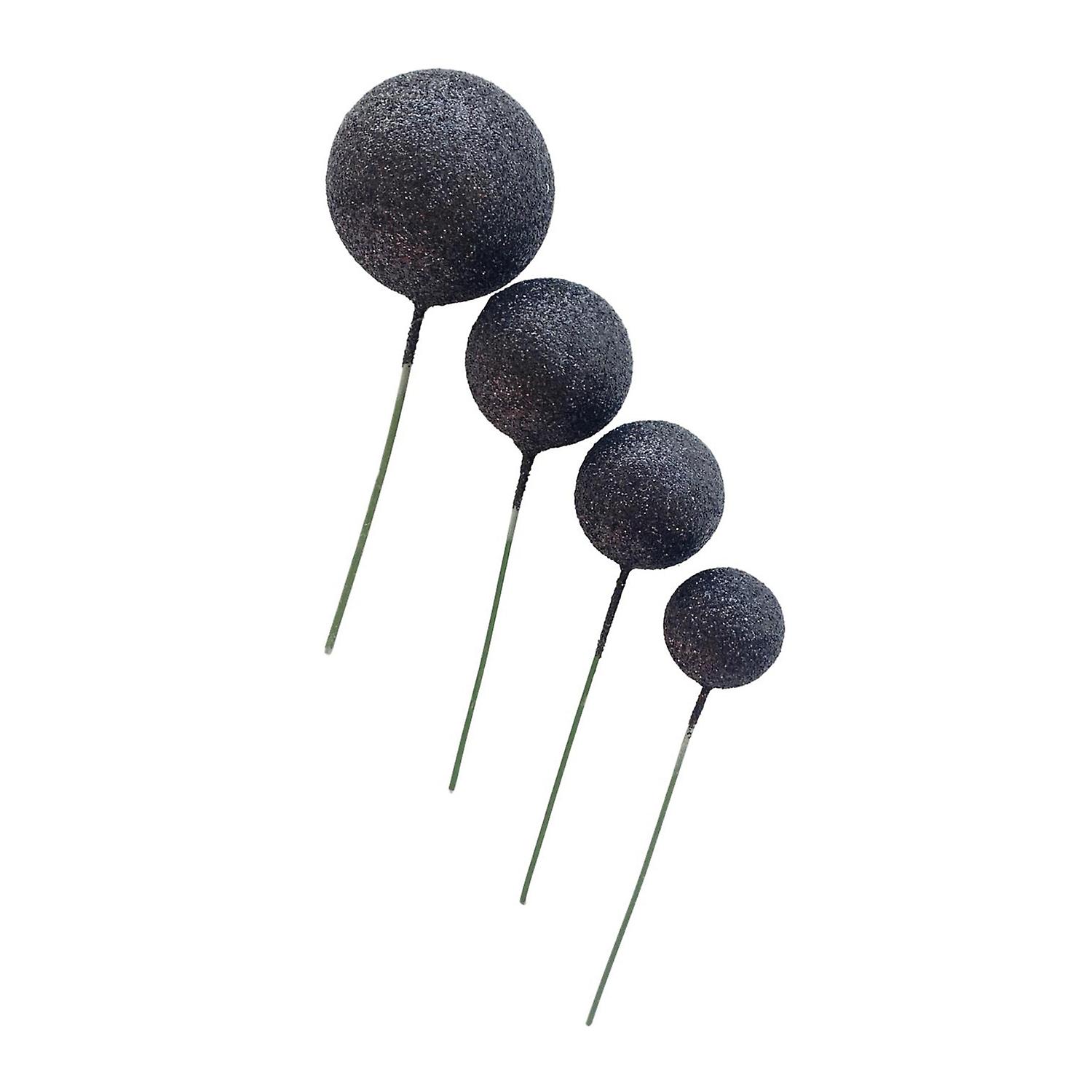 20Pcs/Set Ball Cake Toppers Lightweight No-Odor No Burr Reusable Insert Card DIY Decoration Foam Bab