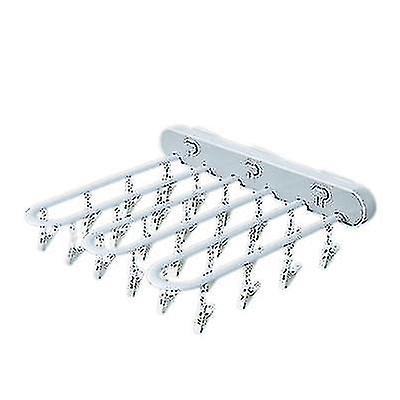Multifunctional Folding Drying Rack Clothes Hanger For Underwear Socks Gloves