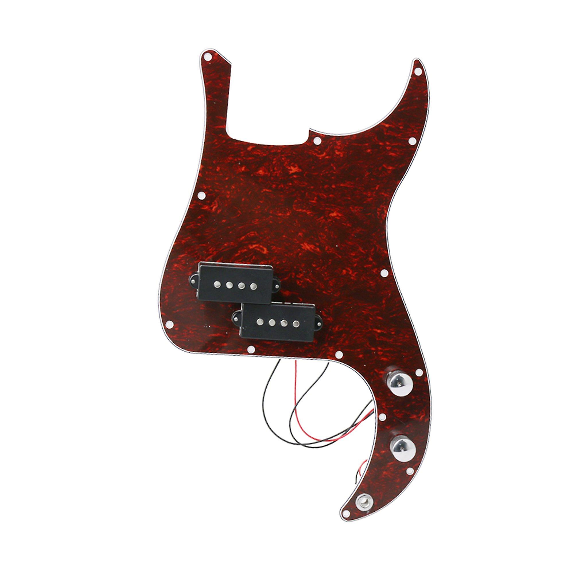Loaded P-Bass FAUX Tortoise Shell Pickguard W/ Pickup KIT