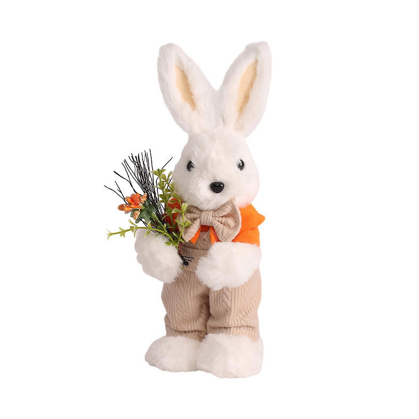 Easter Cute Plush Easter Bunny Ornaments Doll Home Desktop Decorations