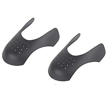 Kreukbeschermers voor luchtmachtschoenen, Premium schoenvouwbeschermer voor sneakers 2pair-blackwhite NIUNIU