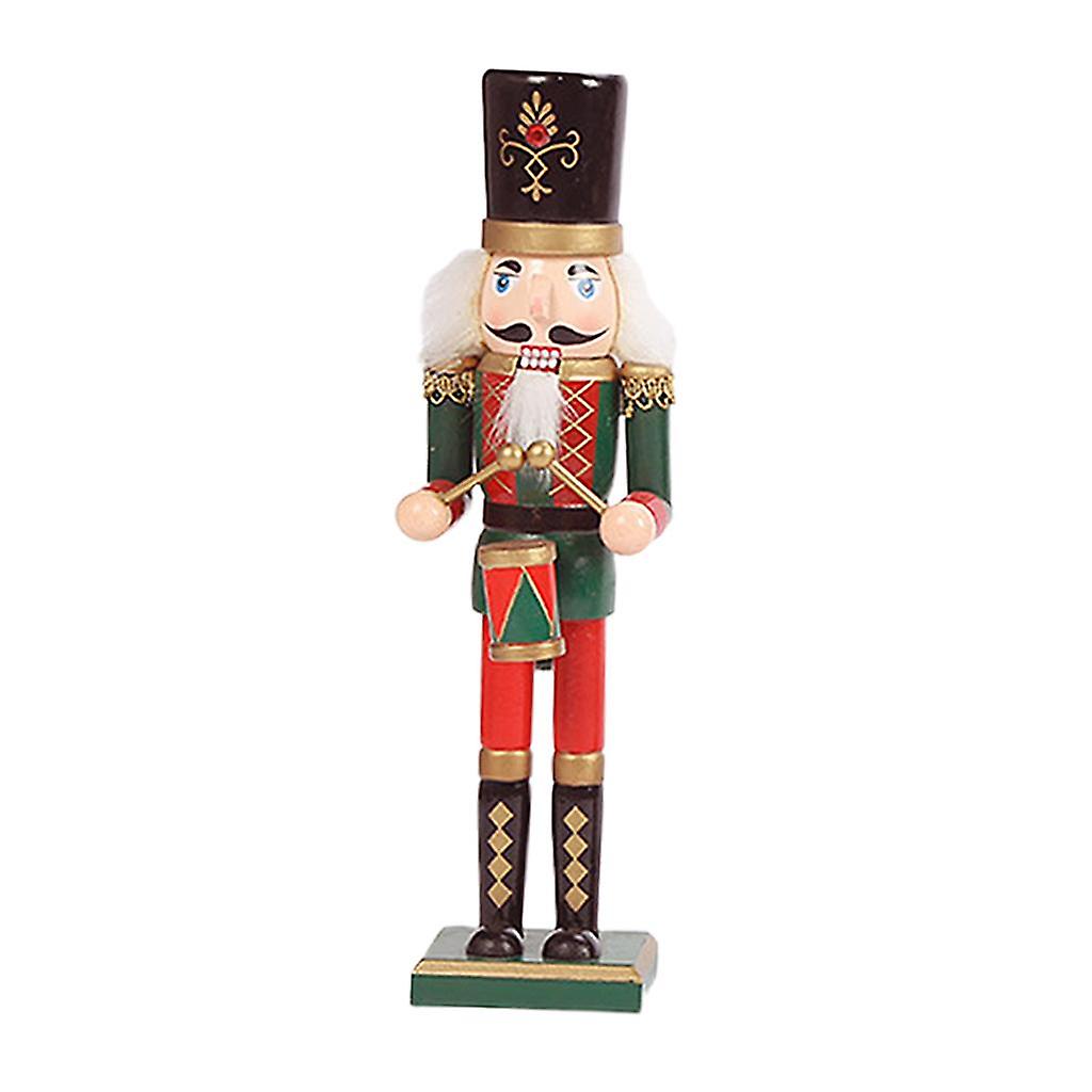 30cm Christmas Nutcracker Ornaments Doll Puppet Toy Home Party Decorations style 1