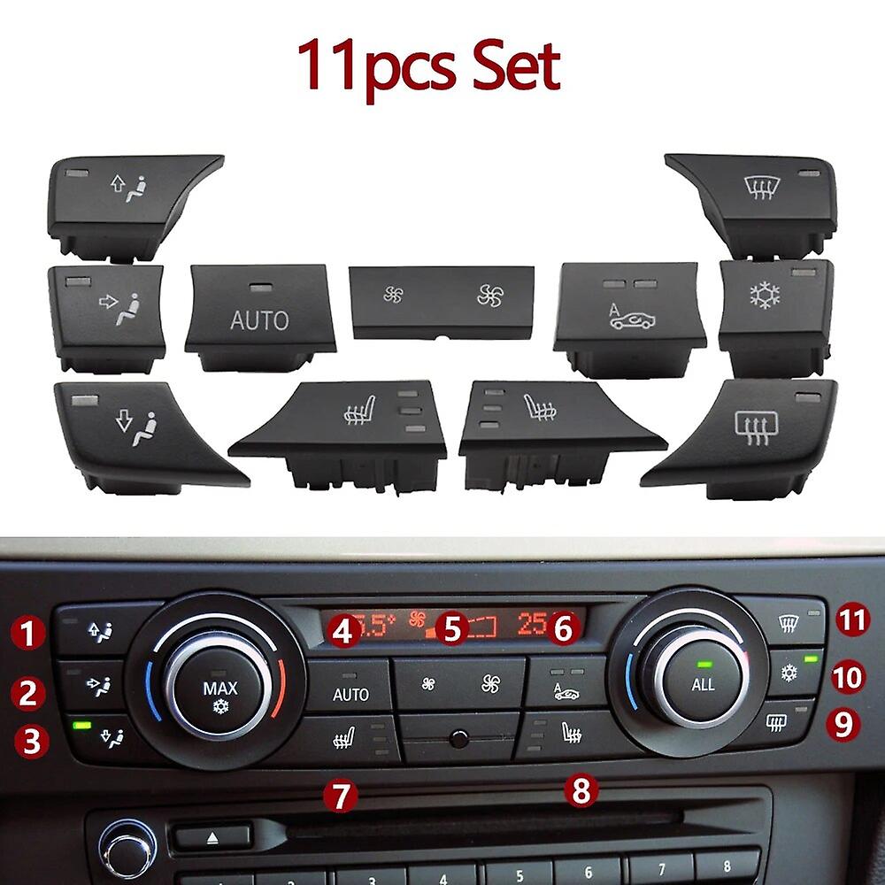 Car Dashboard Air Conditioning Ventilation AC Control Button For BMW 1 3 X1 X3 Series E81 E82 E87 E88 E84 E90 E91 E92 E93 F25~5634