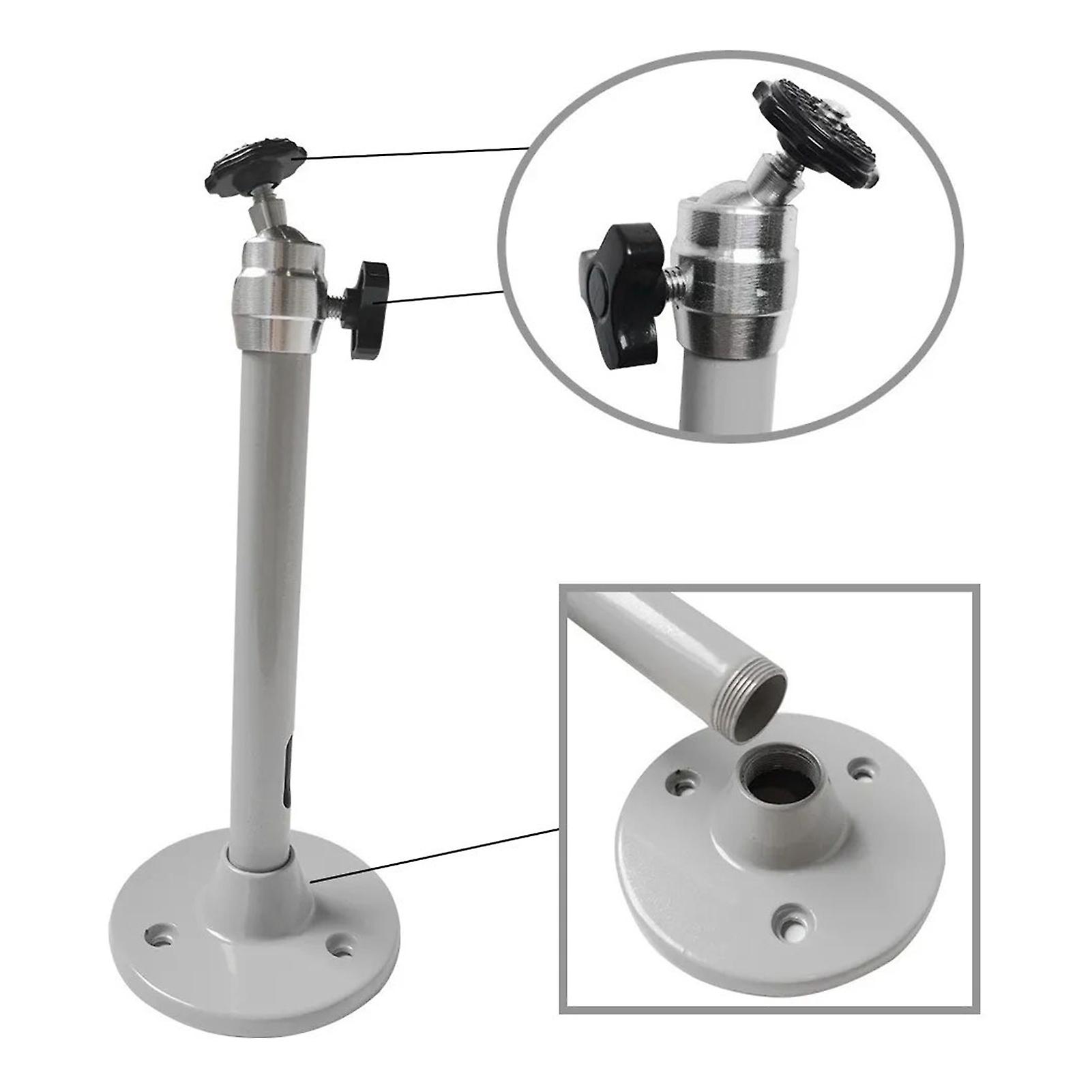 Projector Ceiling Mount 18mm Universal Adjustable Projector Ceiling Mount Stand Bracket for Micro Projector Silver