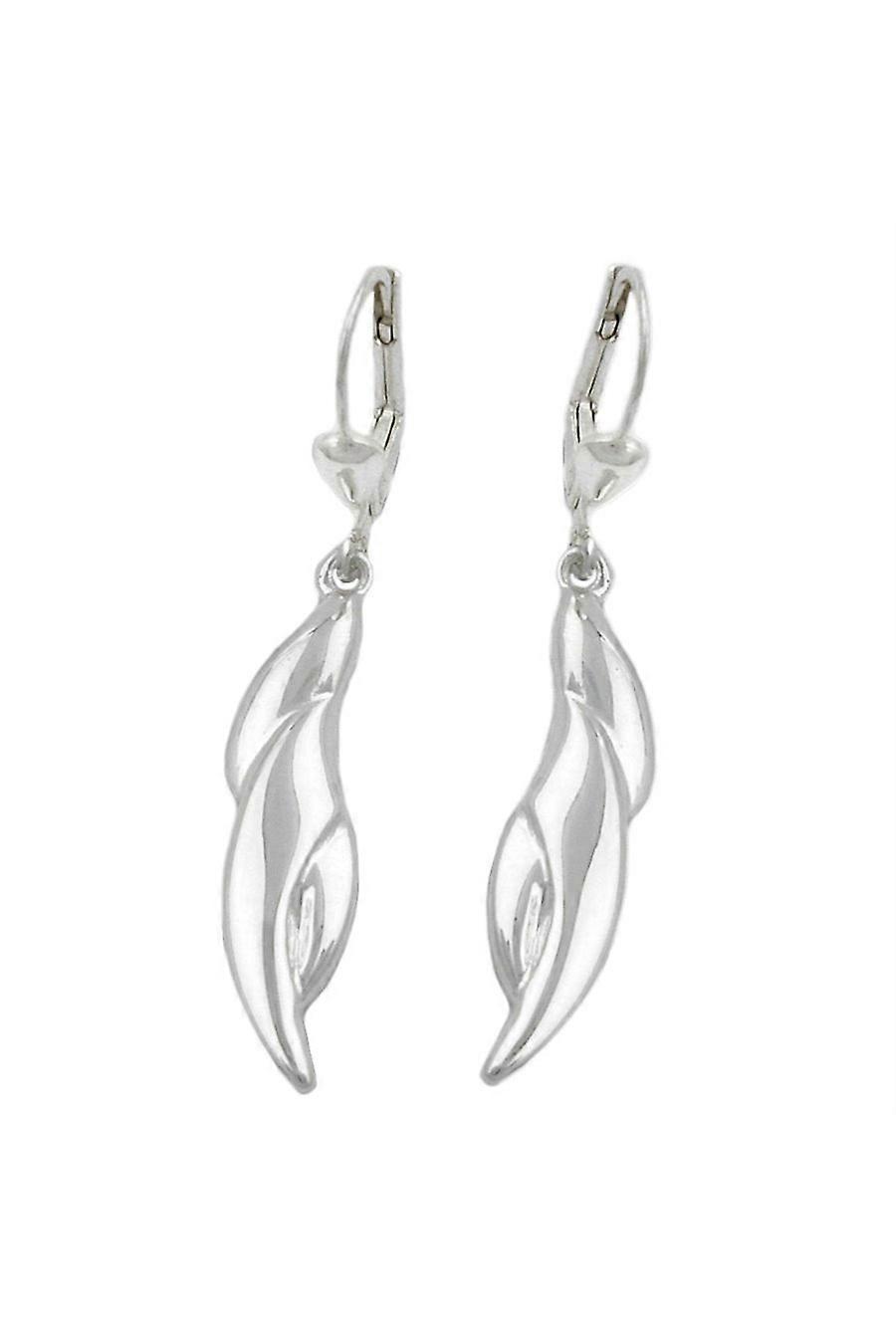 Leverback Earrings Waves Silver 925 - Gl90055