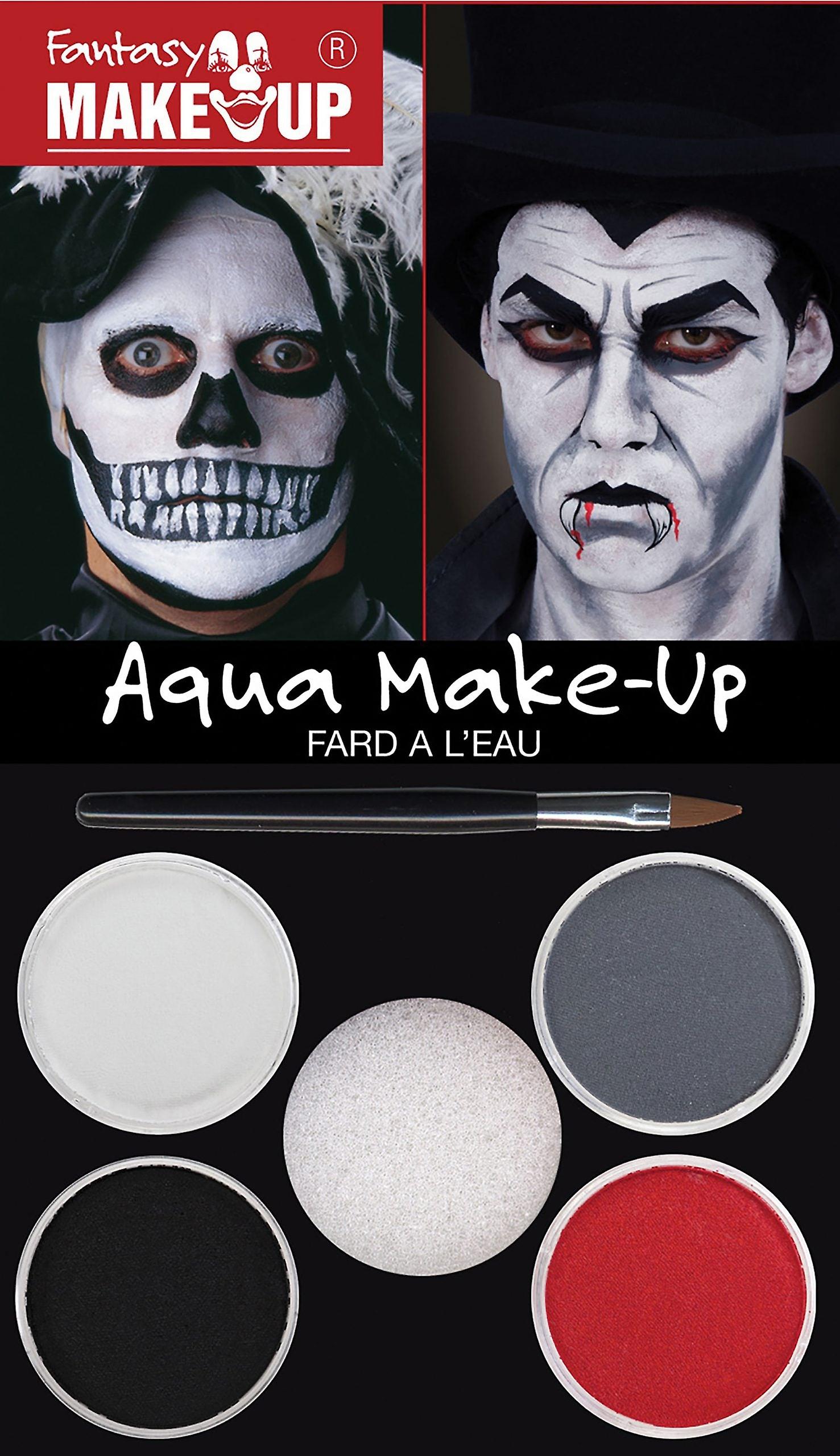 Dracula Skull Aqua Make Up Unisex Mu034