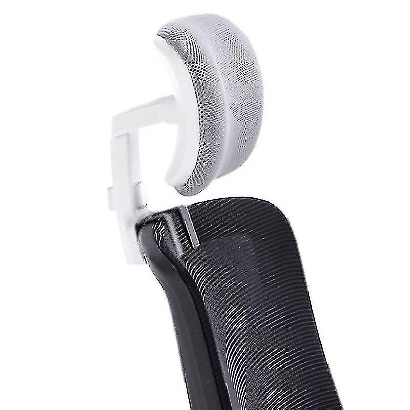 Office Chair Headrest Attachment Universal Head Support Cushion Upholstered Adjustable Height Angle-