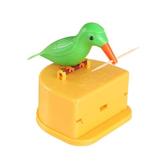 New Bird Toothpick Container Automatic Toothpick Dispenser Holder