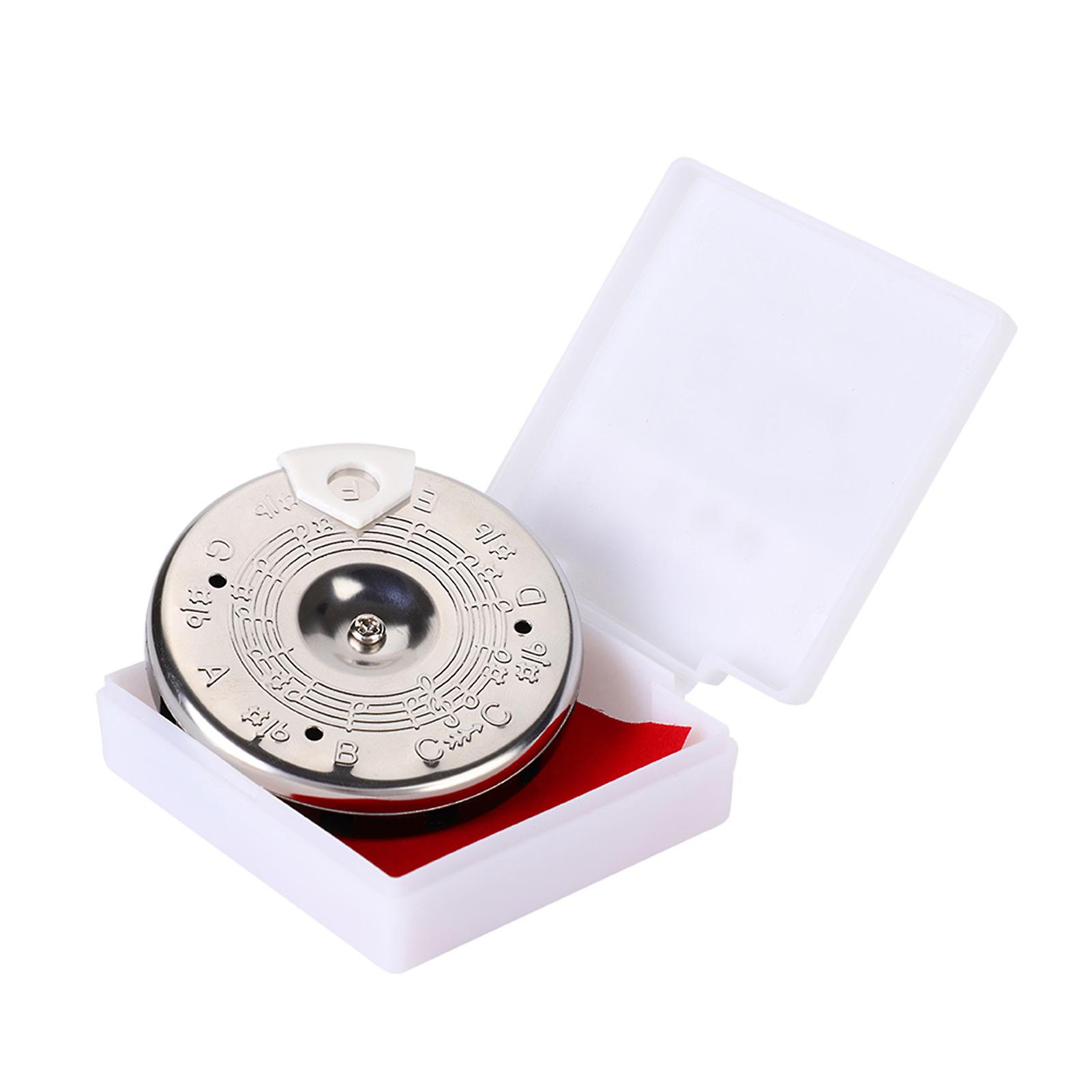 Sensitive Chromatic 13 Pitch Pipe Tuner C-C Range Musical Instrument Tuning Tool with Protective Case for Accurate Sound Adjustment