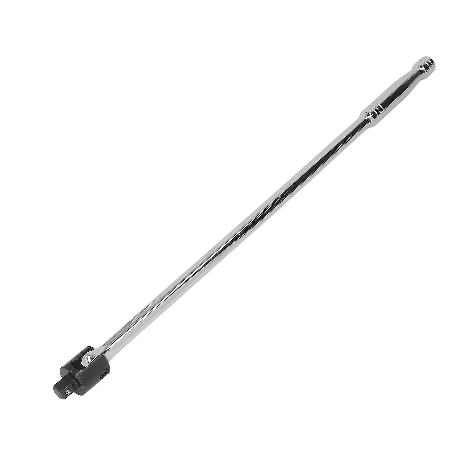 Breaker Bar 1/2in Drive Flexible Handle Extension Adjustable Socket Wrench Hand Tool 24in 