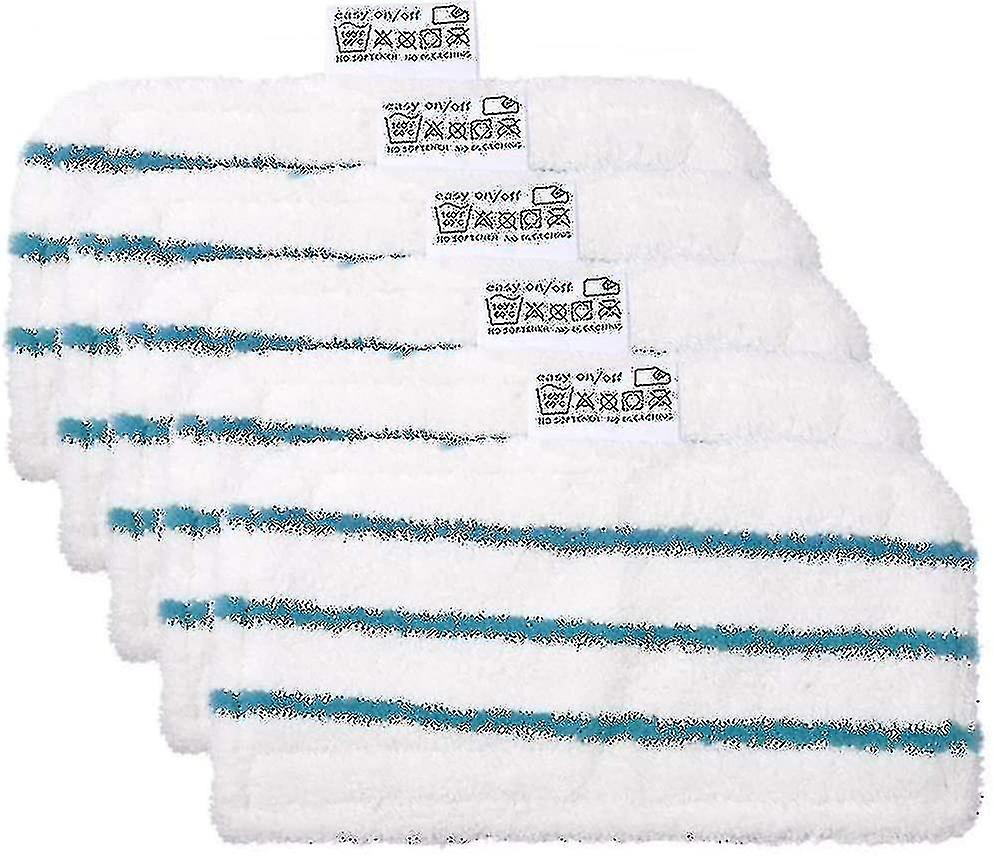 5 Washable Microfiber Pads For Black & Decker Steam Mops -tt