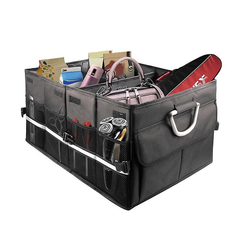 Hard Middle Partition Car Trunk Foldable Storage Box, Size: 58 x 40 x 30cm