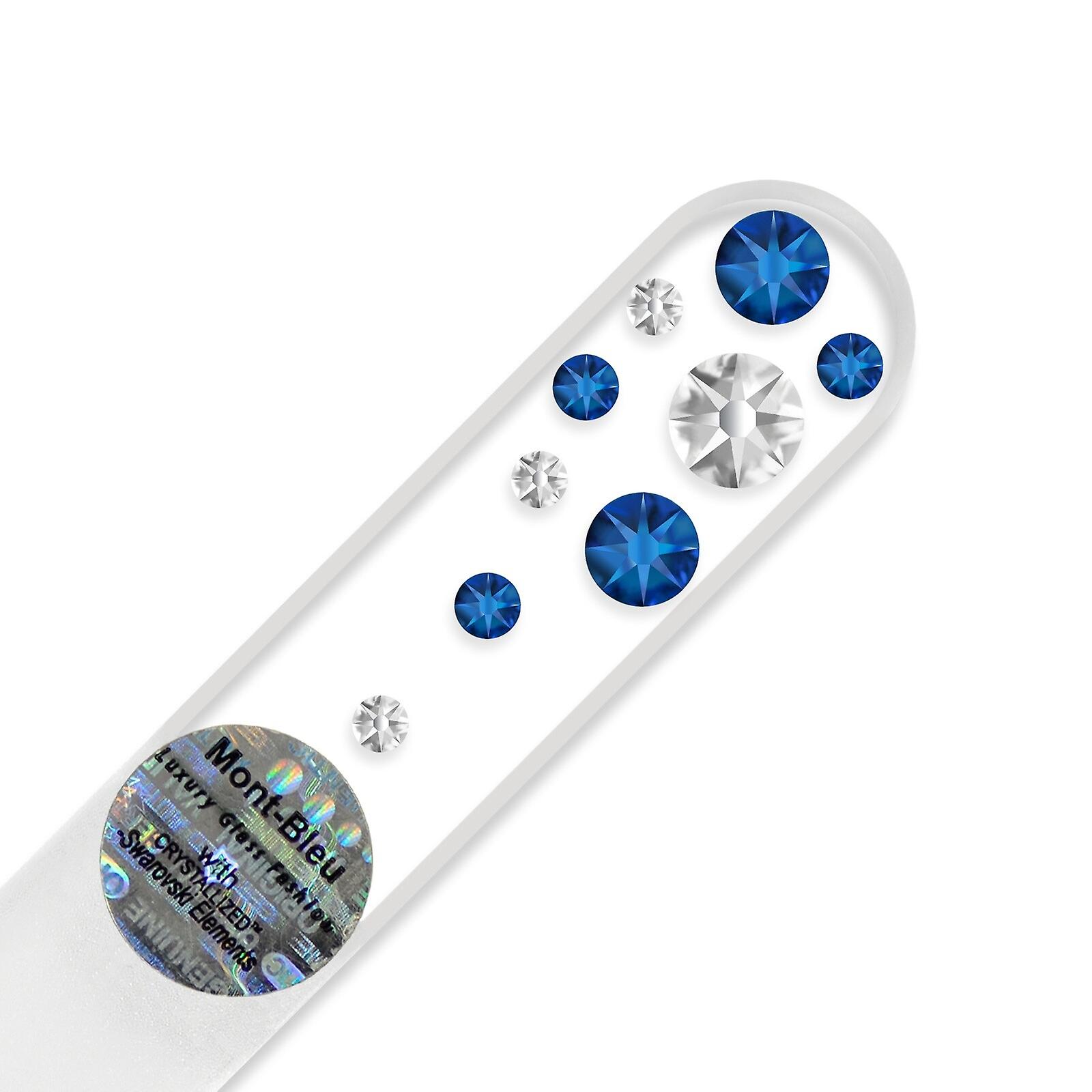 Mini nail file W-S - Capri Blue - Crystal