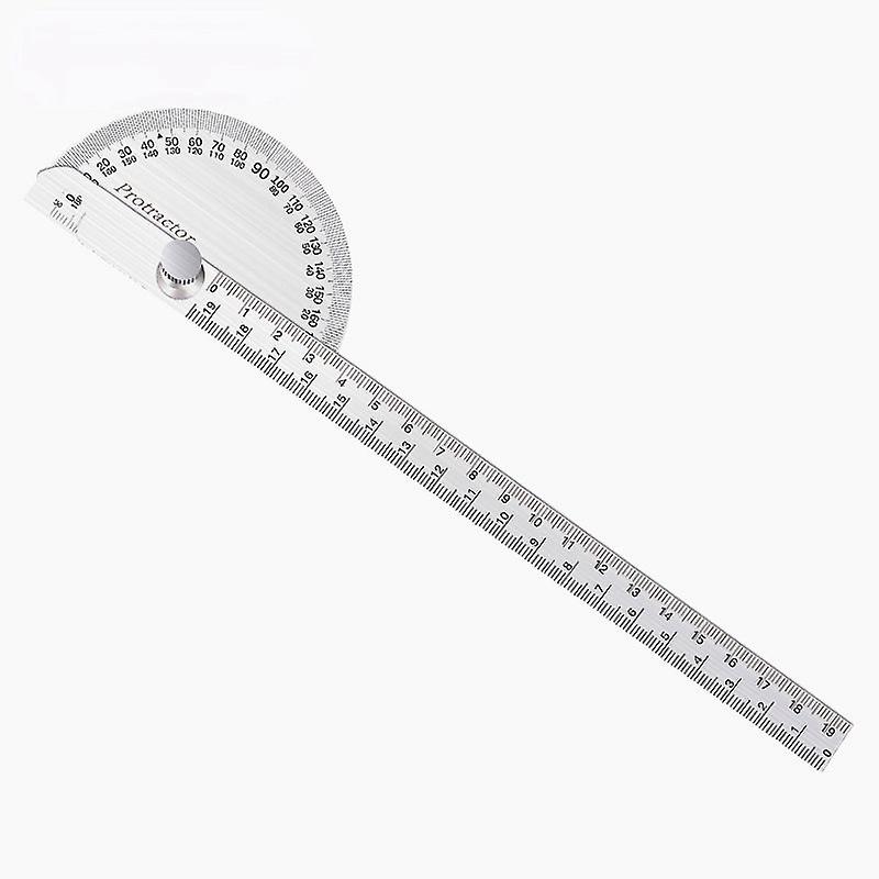 Stainless Steel Irregular Protractor Large Carpenter's Measuring Angle Gauge