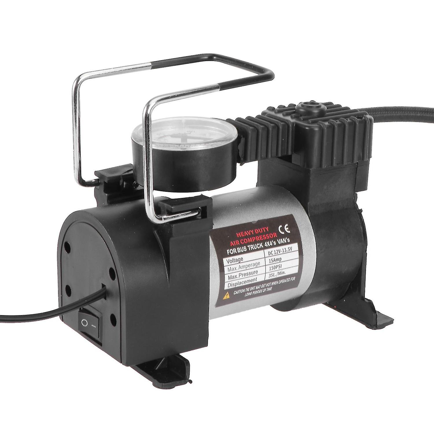 Gonfleur Pneu 12V Double Cylindre - Compresseur 100PSI Pour Voiture, SUV, Camping-Car