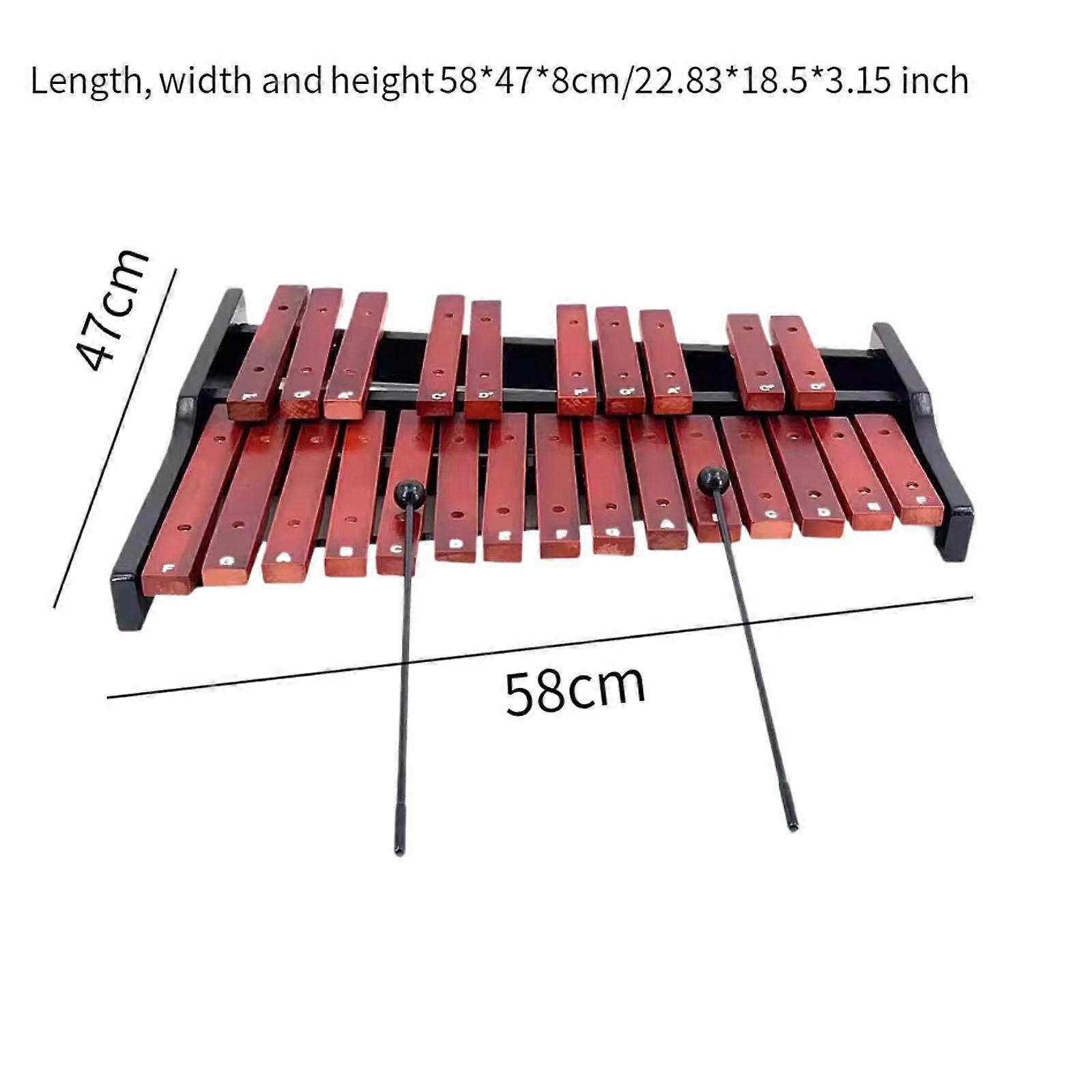 25 Note Wood Xylophone Wood Xylophone for Kids for Outside School