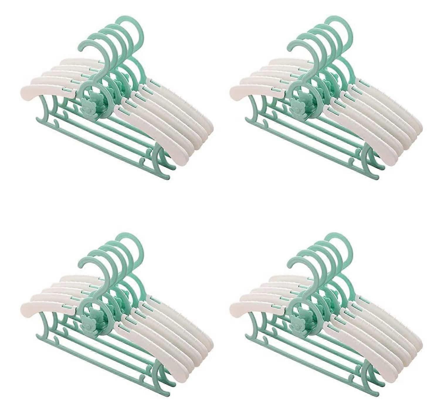 Children's clothes hangers that grow with the child, set of 20.