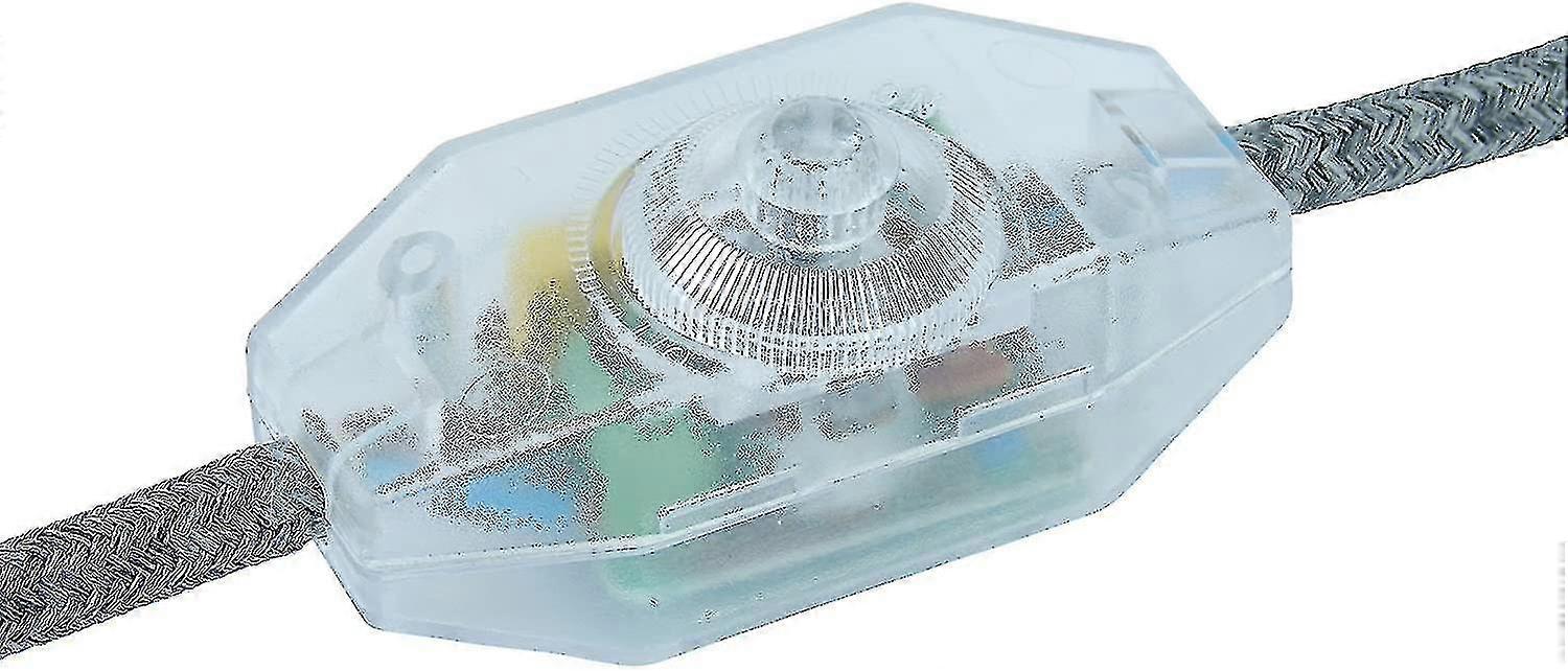 Led Dimmer (cord) - 1 To 60 W - Continuously Variable Intensity - Incandescent Bulbs - On/off - 220 To 230 V - Dimmer By Cord From 1 W - Transparent