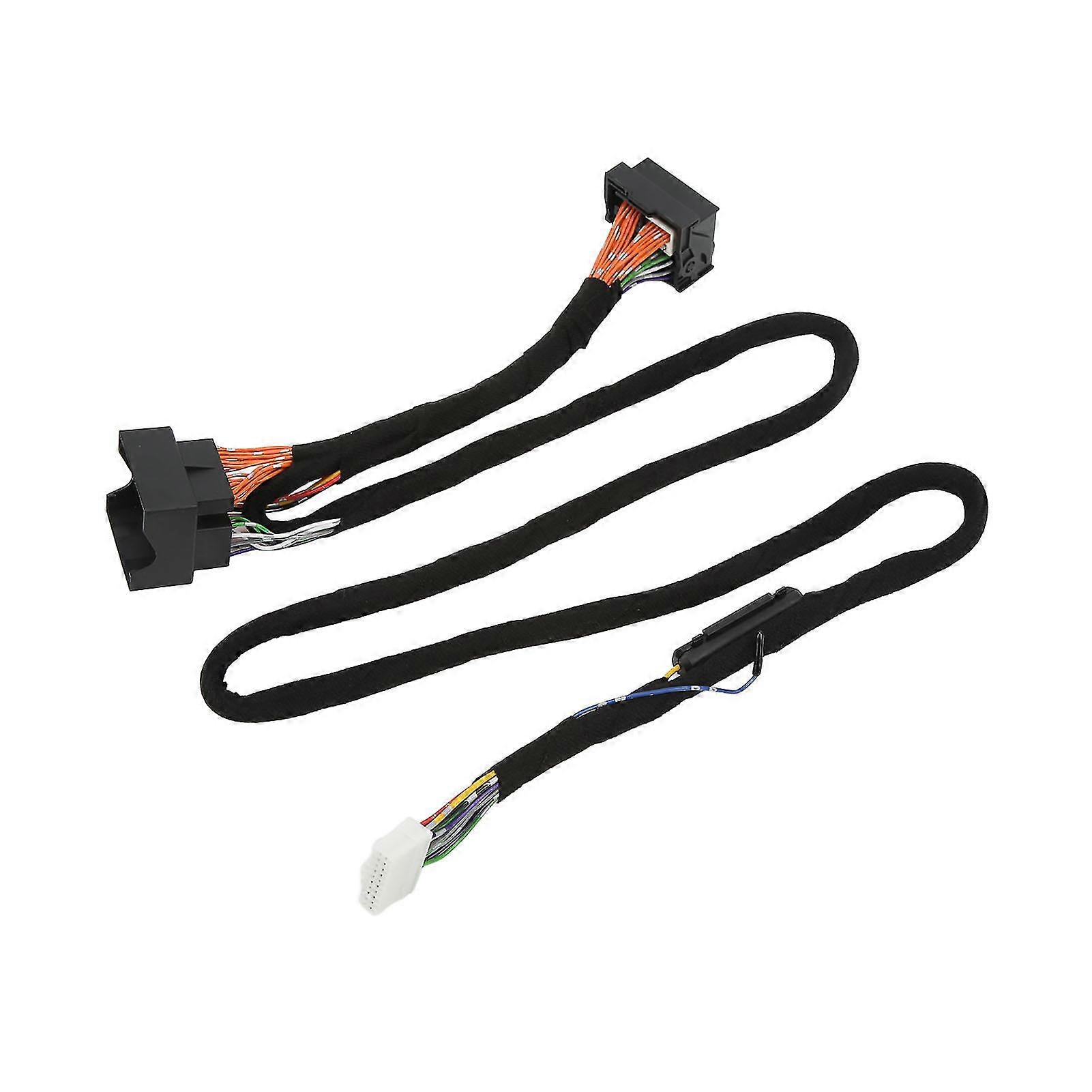 Car DSP Amplifier Interface Wire Harness with Plug 12V 15A Stable Connection Clear Sound for Music Lovers