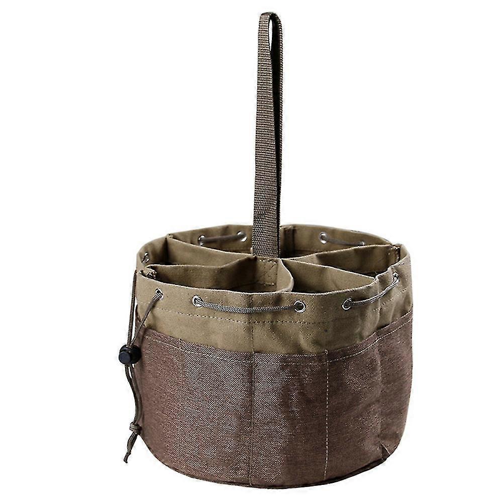 Gardening Tool Kit with Handle Durable Storage Tote Bag