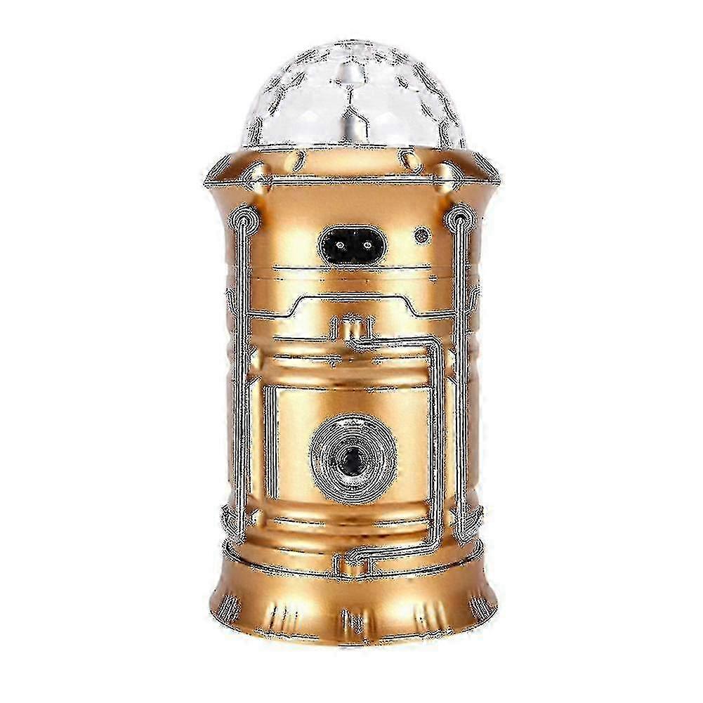 Solar Led Lantern Light Rechargeable Outdoor Camping Flashlight Torch Stage Disco Lamp