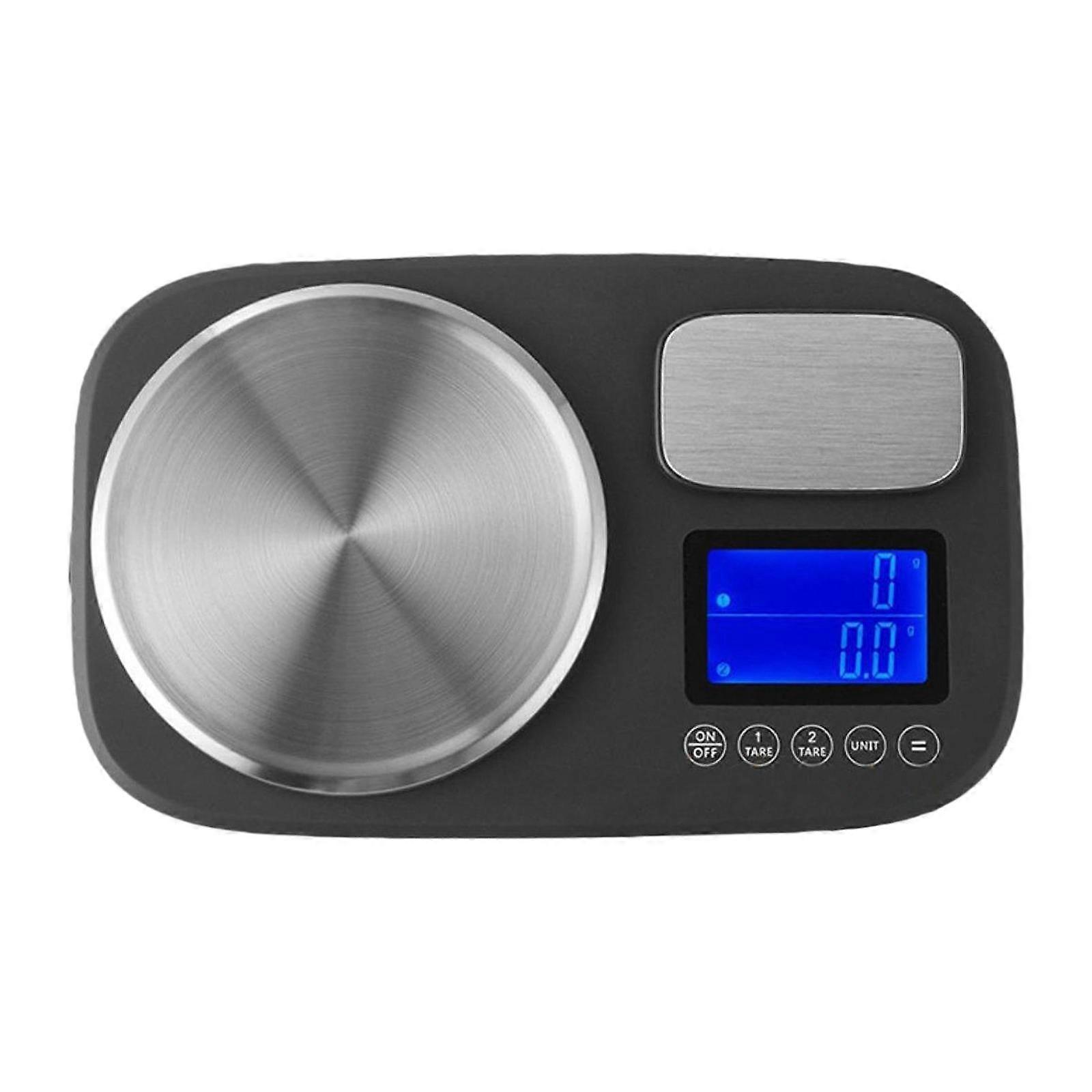 Kitchen Electronic Scale Portable Double Platforms for Meal Prep Cooking Baking