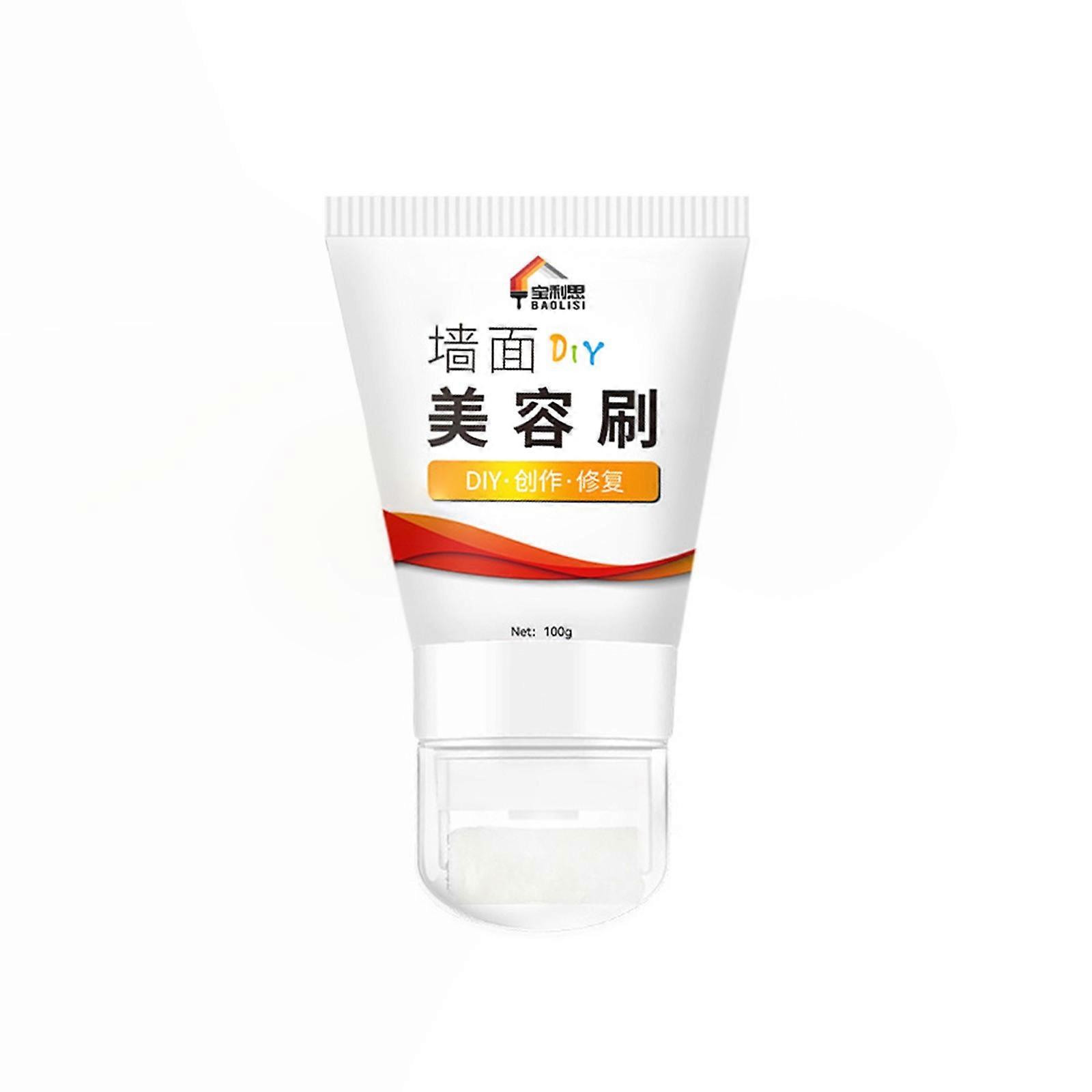 Portable Wall Repair Paint, Wall Spackle With Roll Brush,Wall Hole Filling Quick And Easy Solution