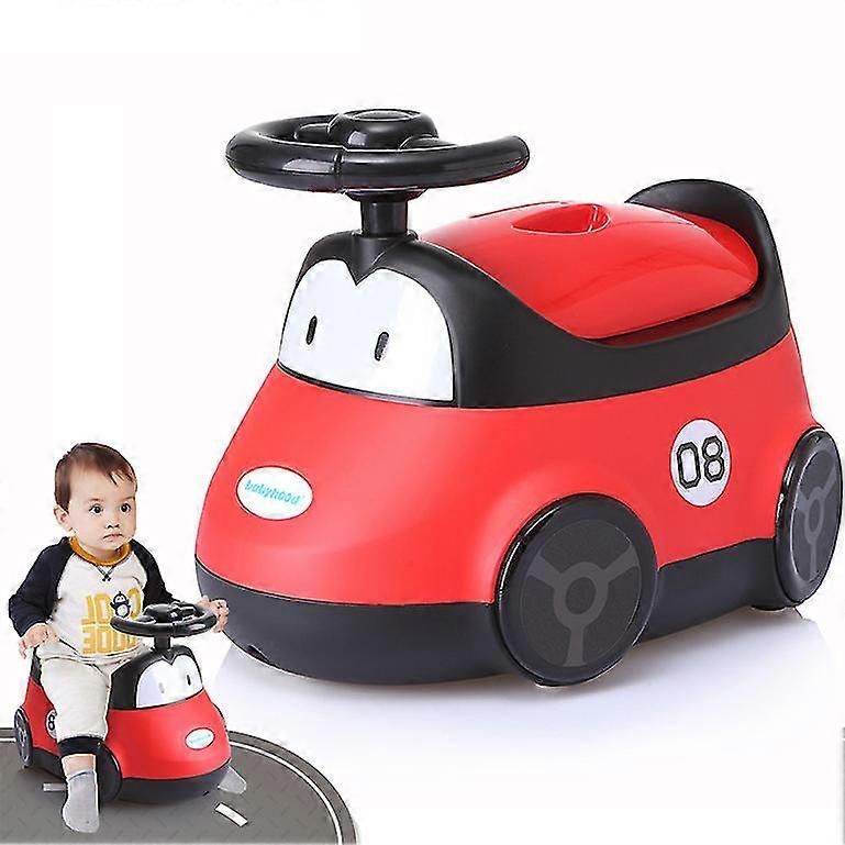 אסלת גמילה מחיתולים לרכב מרוץ, כוללת מושב אסלה נשלף וסיר ילדים