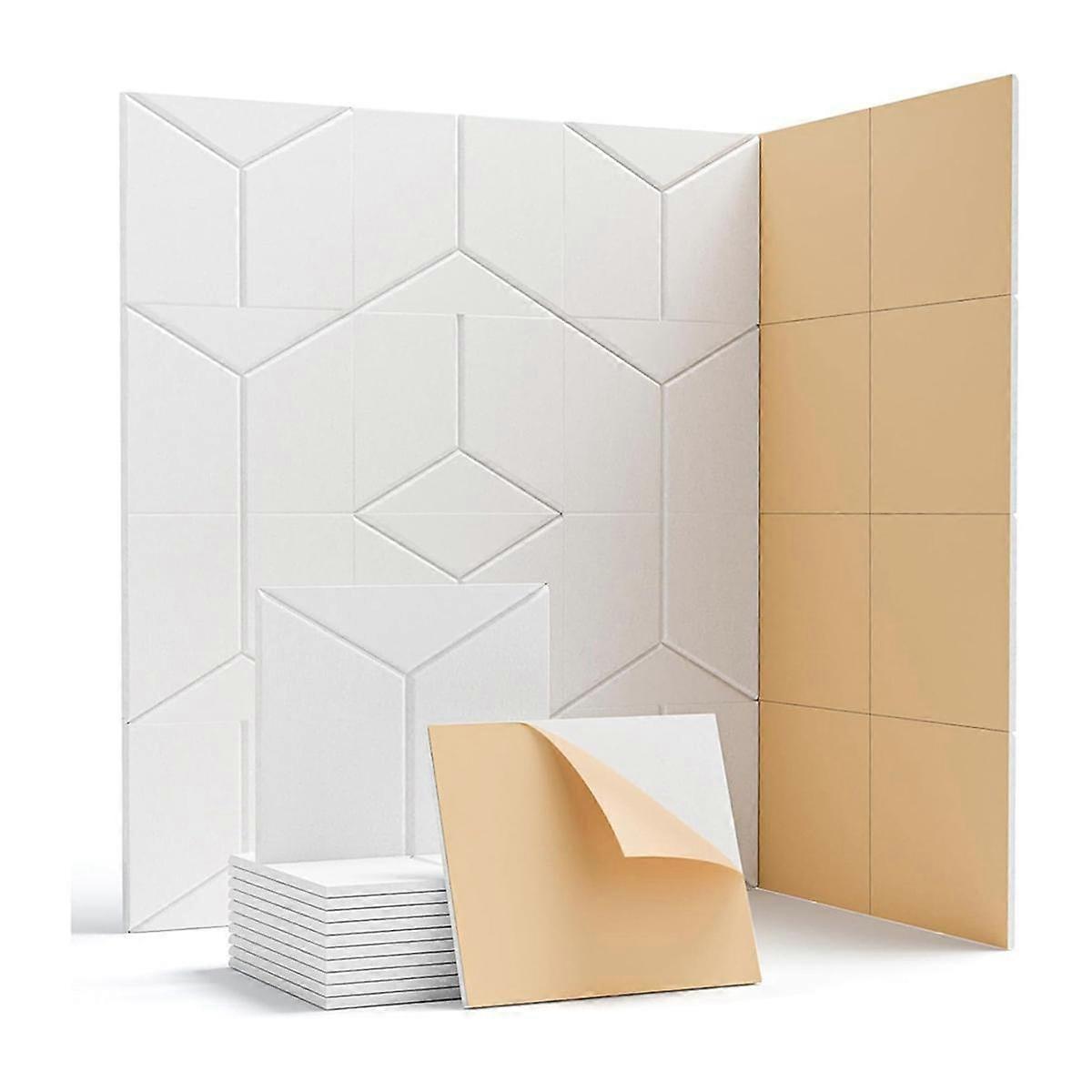 12 Pack Soundproof Wall Panels, 12x10x0.4inch Self-Adhesive Sound Proof Panels for Home, Recording Studio, Office,Room