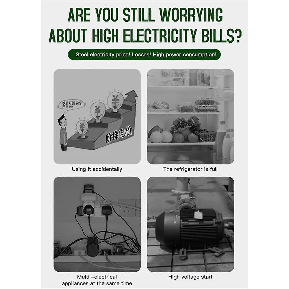 Electricity Saving Device for Energy Efficiency Electricity-Saving Treasure 90-250V 30KW Power Save