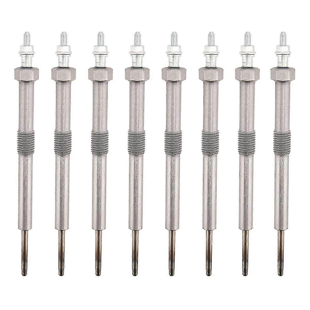 8pcs For 2006-2010 6.6l 6.6 Glow Plug Set Glow Plugs Glowplugs