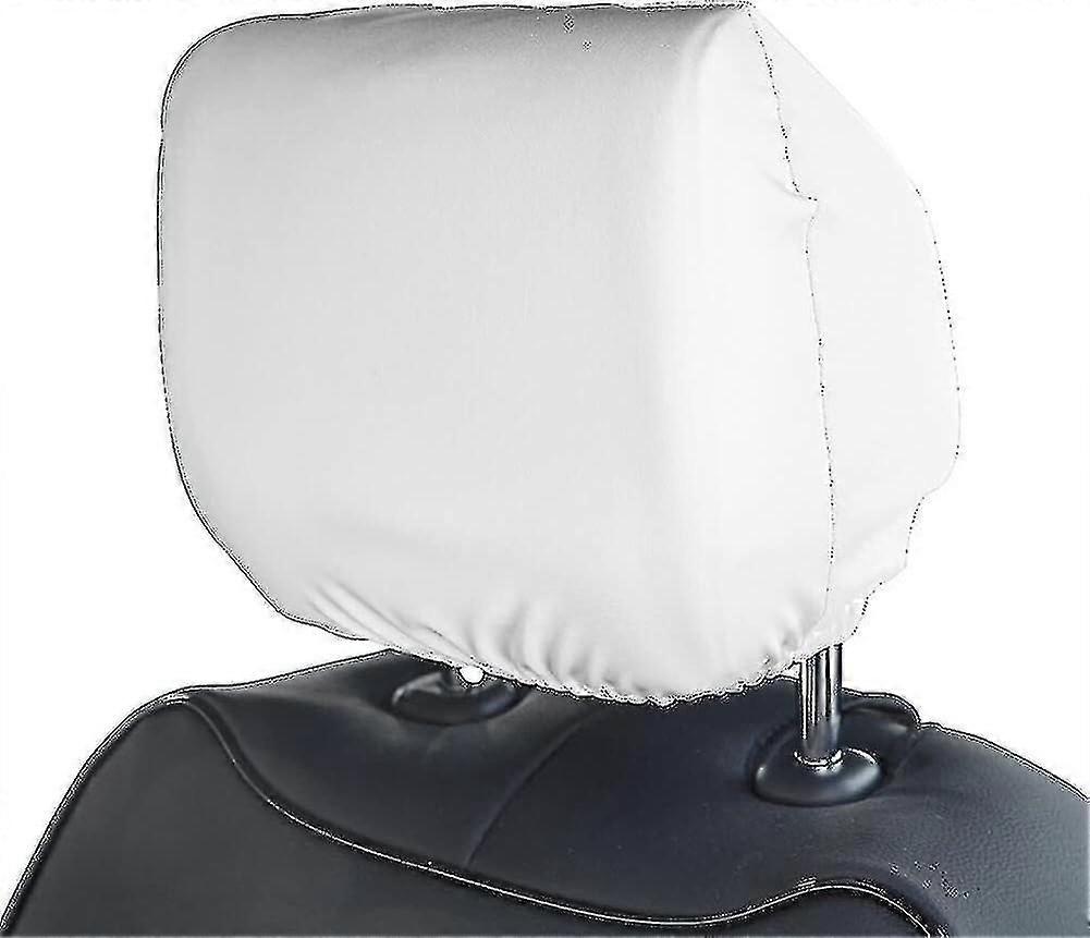 Pack Of 4 Car  Dustproof Washable Headrest Covers Removable Universal For Car Seats Accessories-Yvan