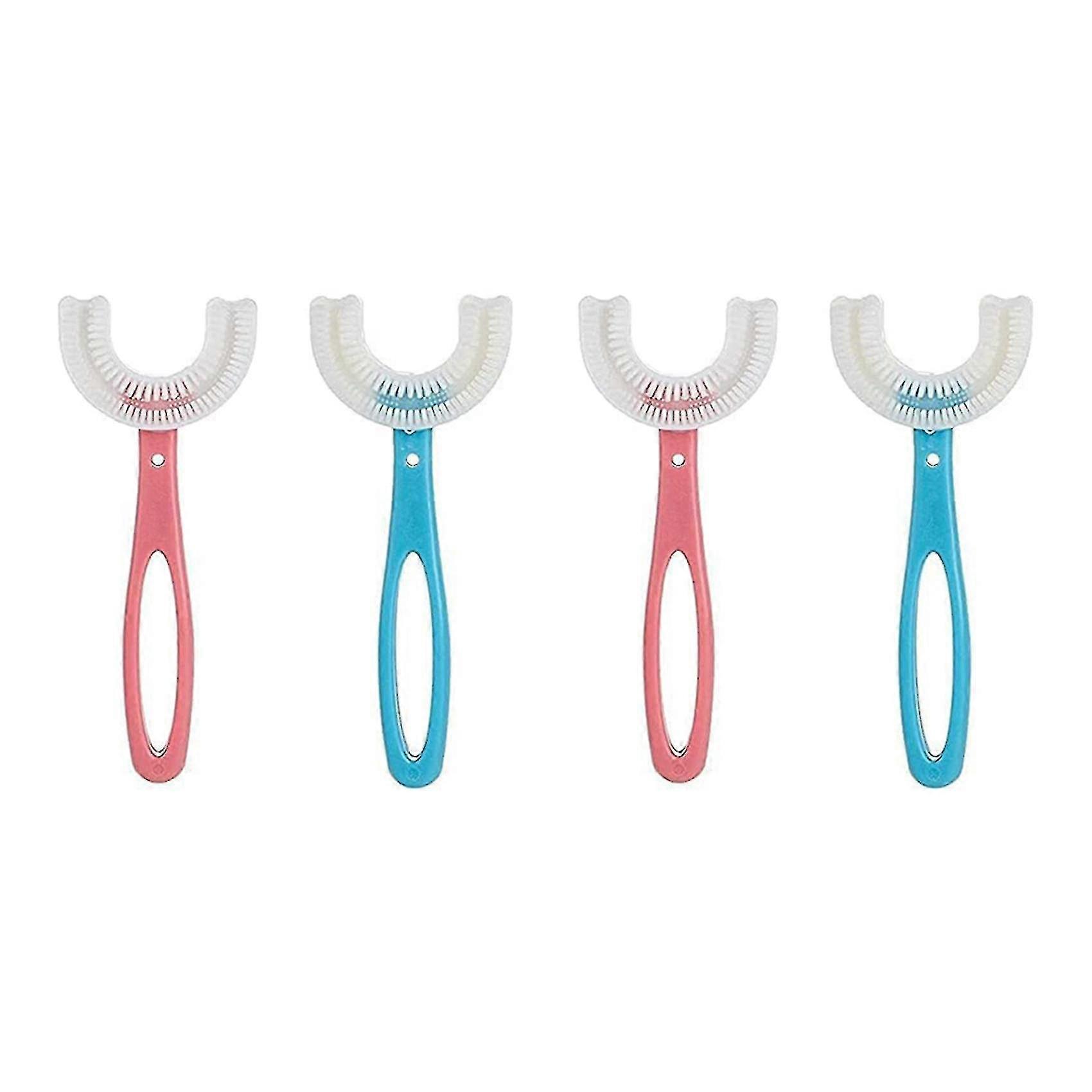 u-shaped children toothbrush manual training toothbrush u-shaped