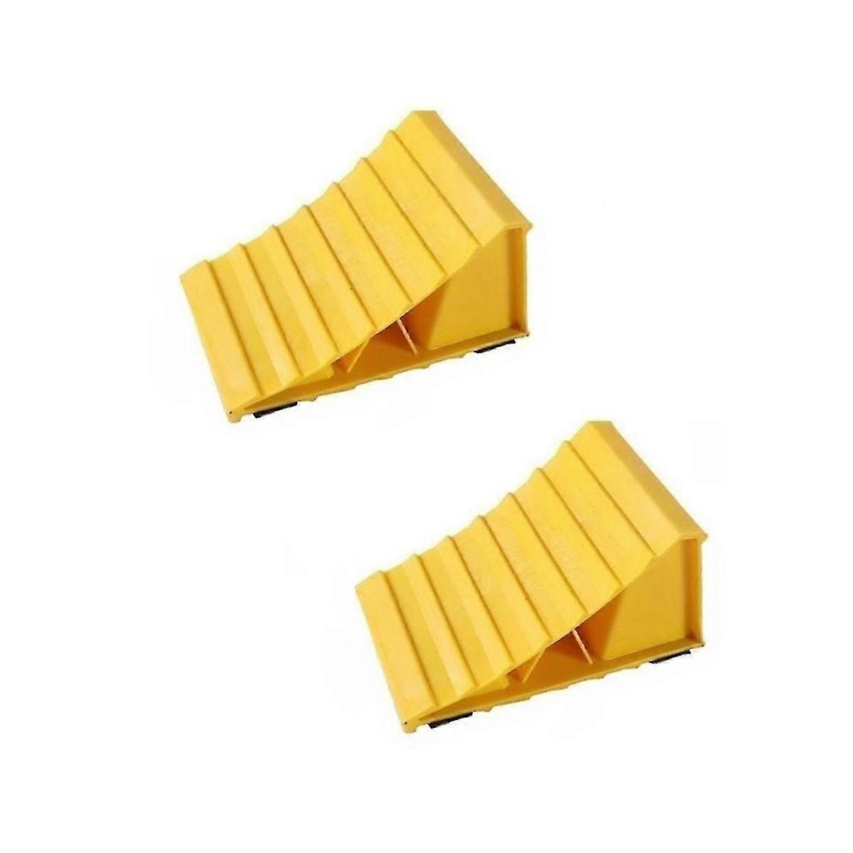 2pack Wheel Chock Non- Base compatible with Cars, Tire Chocks compatible with Travel Trailers, Rv, , And Trucks