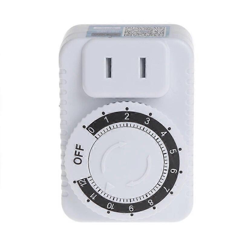 AC 110V-120V 220V 12 Hour Mechanical Wall Plug Switch Timer Socket Home Appliances Control