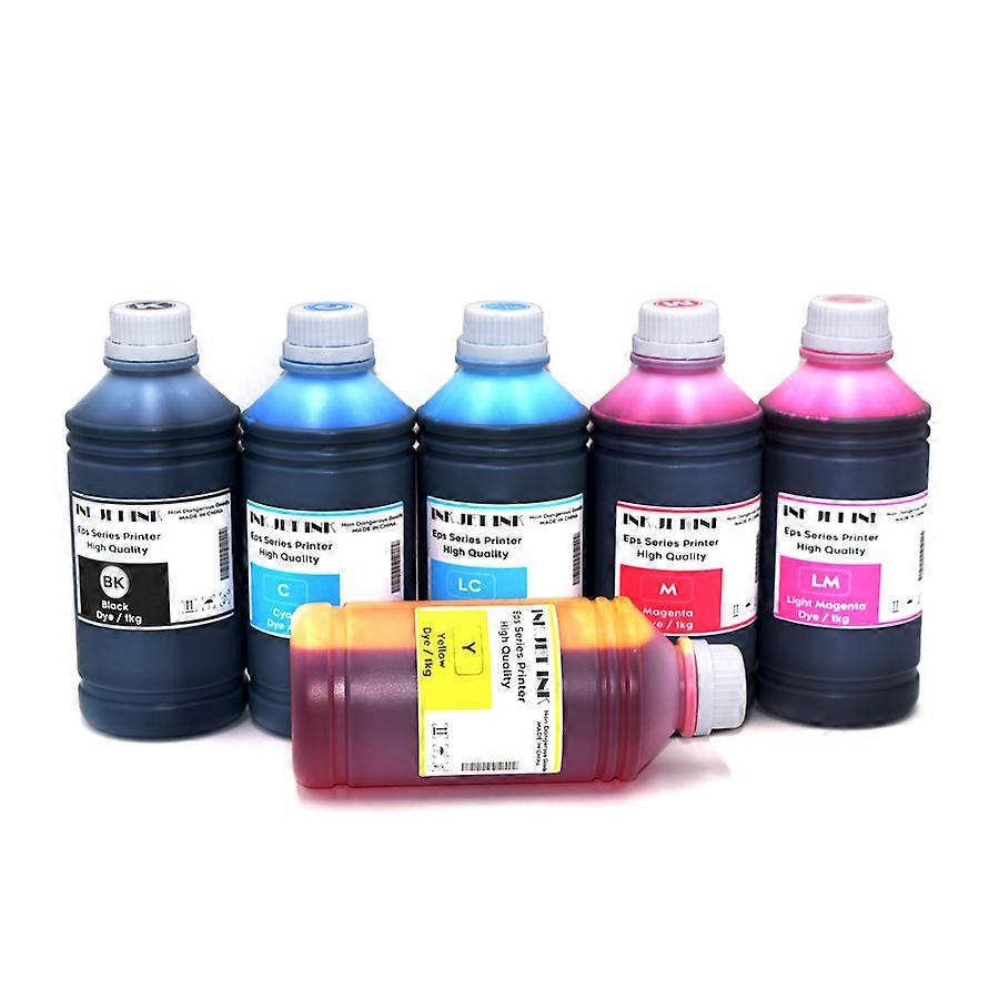 6Color *1000ML/PC Refill Dye Ink for Epson SureLab D700 D800 SL-D700 SL-D800 Printers