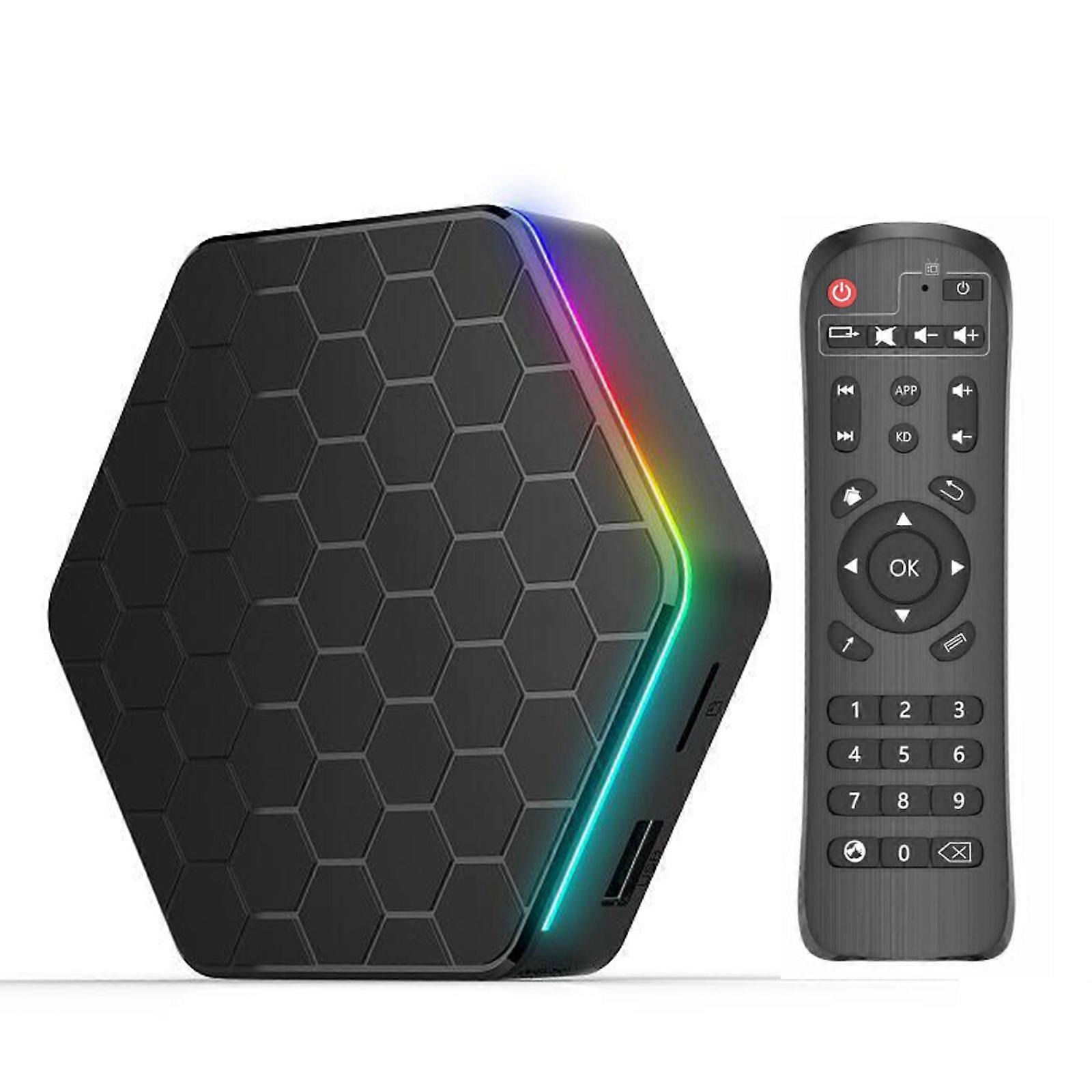 Upgraded Android 12.0 TV BOX Quad-core 6K BT 5.0 WIFI6 HD Stream Player New t