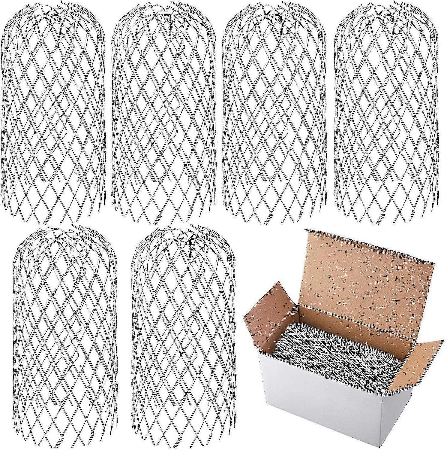 6pcs Metal Gutter Guards, 4.5-8.5cm Expandable Screen Filter Strainer Leaf Gutter Strainer
