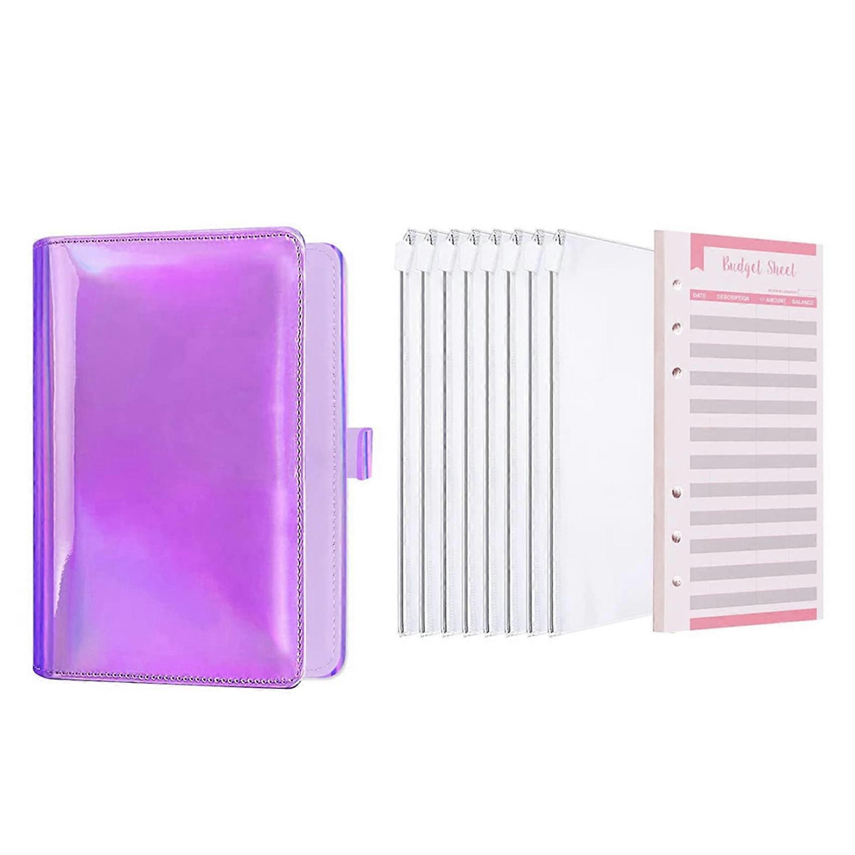 Binder Pencil Pouch with Zipper Pulls, Pencil Case with Rivet Enforced 3 Ring for School, Office, 1