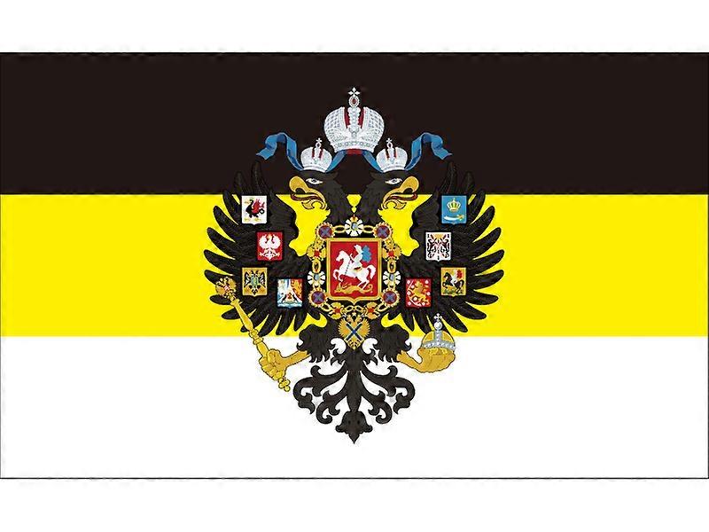 90 * 150cm / 60 * 90cmロシア帝国帝国旗黒黄白バナー3X5フィート