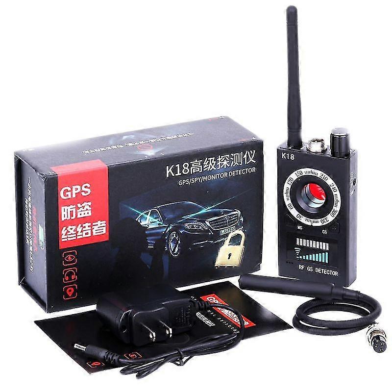 1mhz-6.5ghz K18 Anti Rf Detector Camera Wireless Bug Detect Gsm Listening Device -Suz