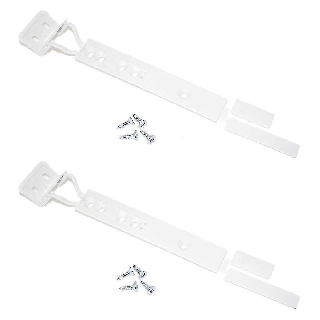 2 X Universal Integrated Sliding Door Hinge Mounting Kit