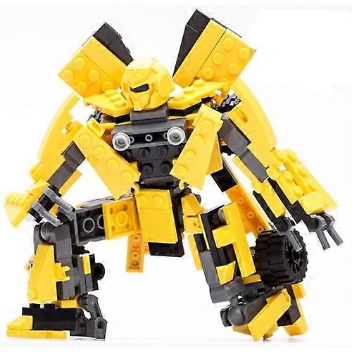 2 In 1 Transformation Series Robot Vehicle Sport Car DIY Building Blocks Kit Toys for Kids