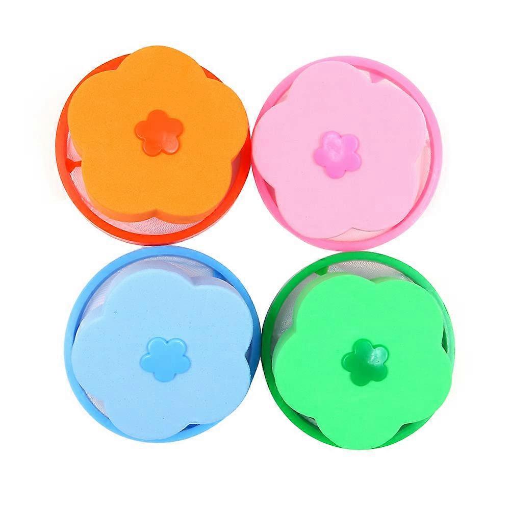 4 Pcs Réutilisable Ménage Machine À Laver Flottant Sac Filtrant En Maille De Mousse, Poils D’animaux De Paille Maille Remover, Portable Filtre À Cheveux