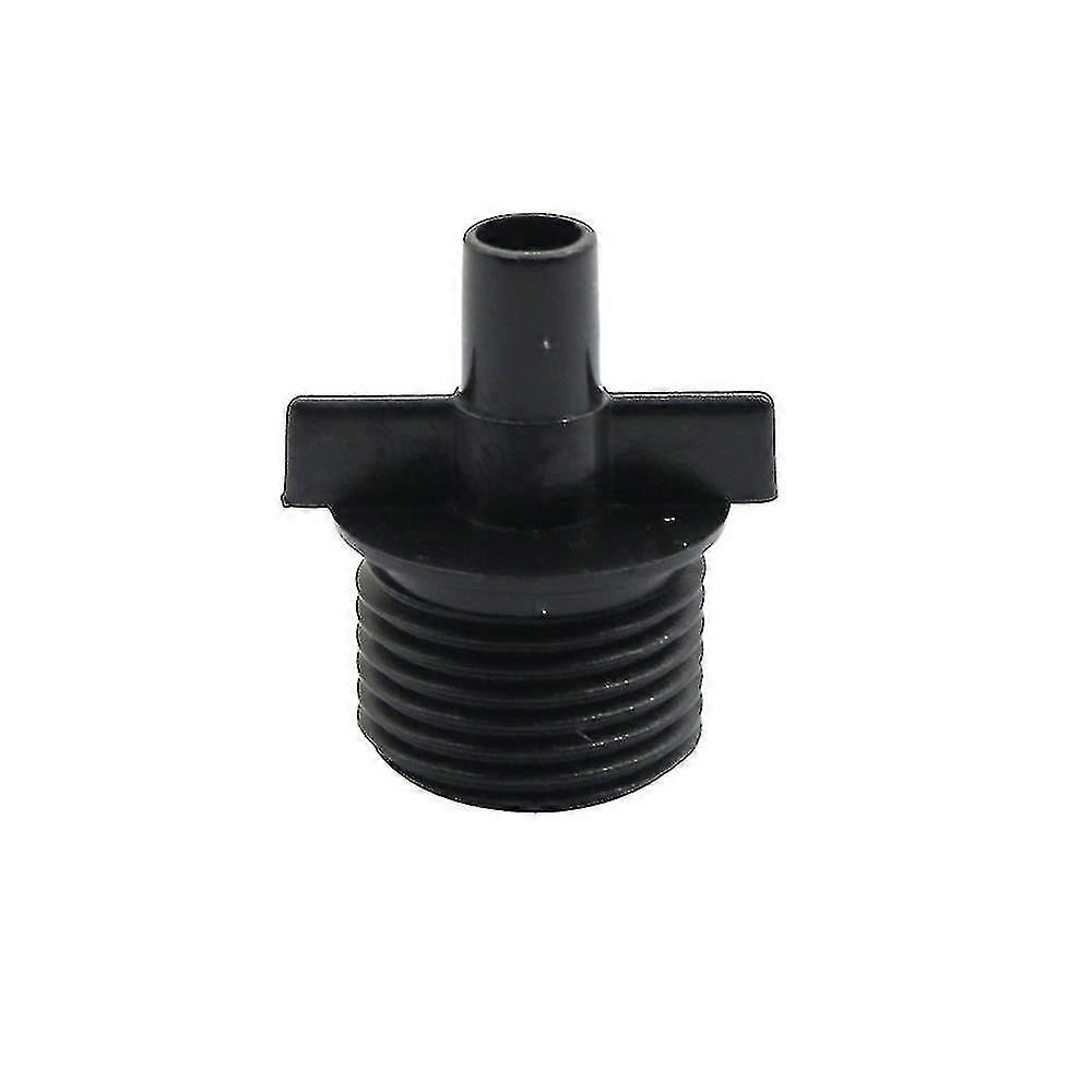 50 Pcs 1/2" External Thread To Inner Diameter 6mm Connectors Water Pipe Homebrew Pipe Fittings Plastic Garden Irrigation Tool