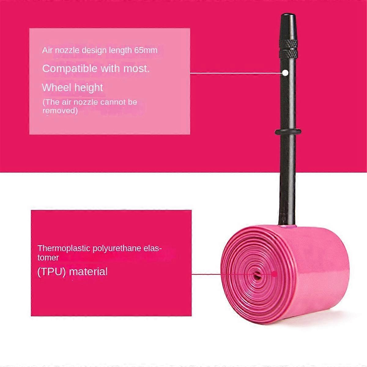 Ultralight Bicycle Inner Tube 700c Road Bike TPU Inner Tube Presta Valve Converter Bicycle Inner T