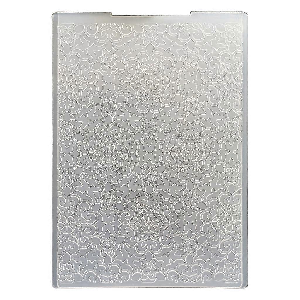 3D Embossing Folder Uneven Plastic Round Flower Embossing Template Handmade Art Craft Supplies DIY Card Making