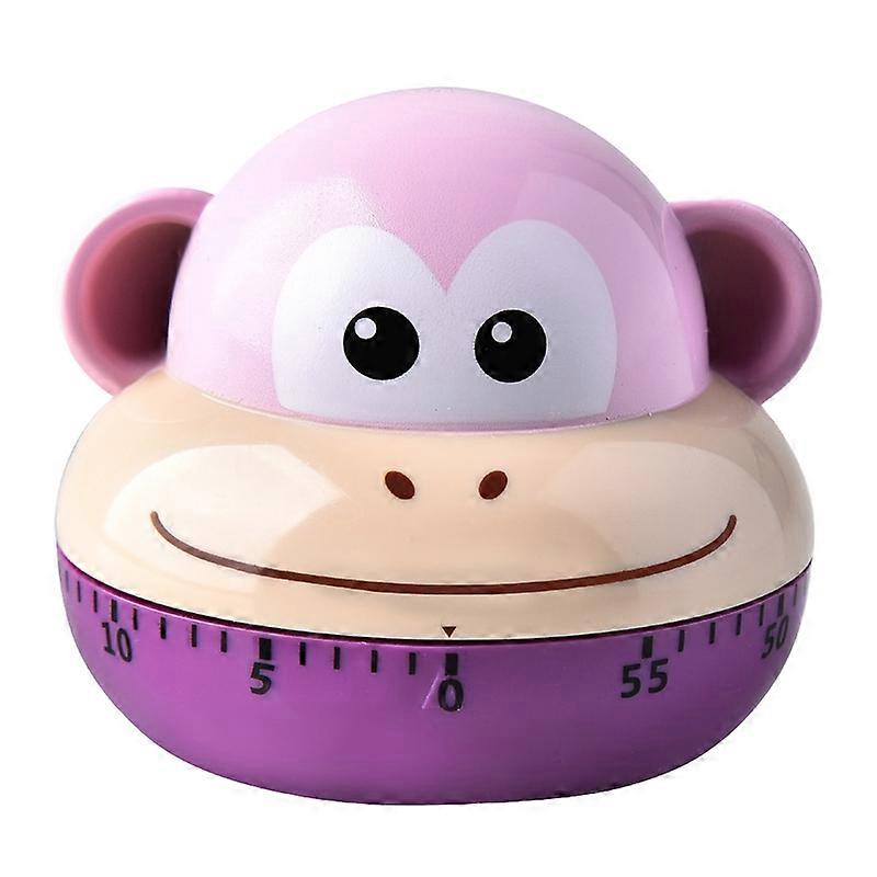 Timer Mechanical 60 Minute ABS Portable Cartoon Animal Timer for Kitchen KAESI
