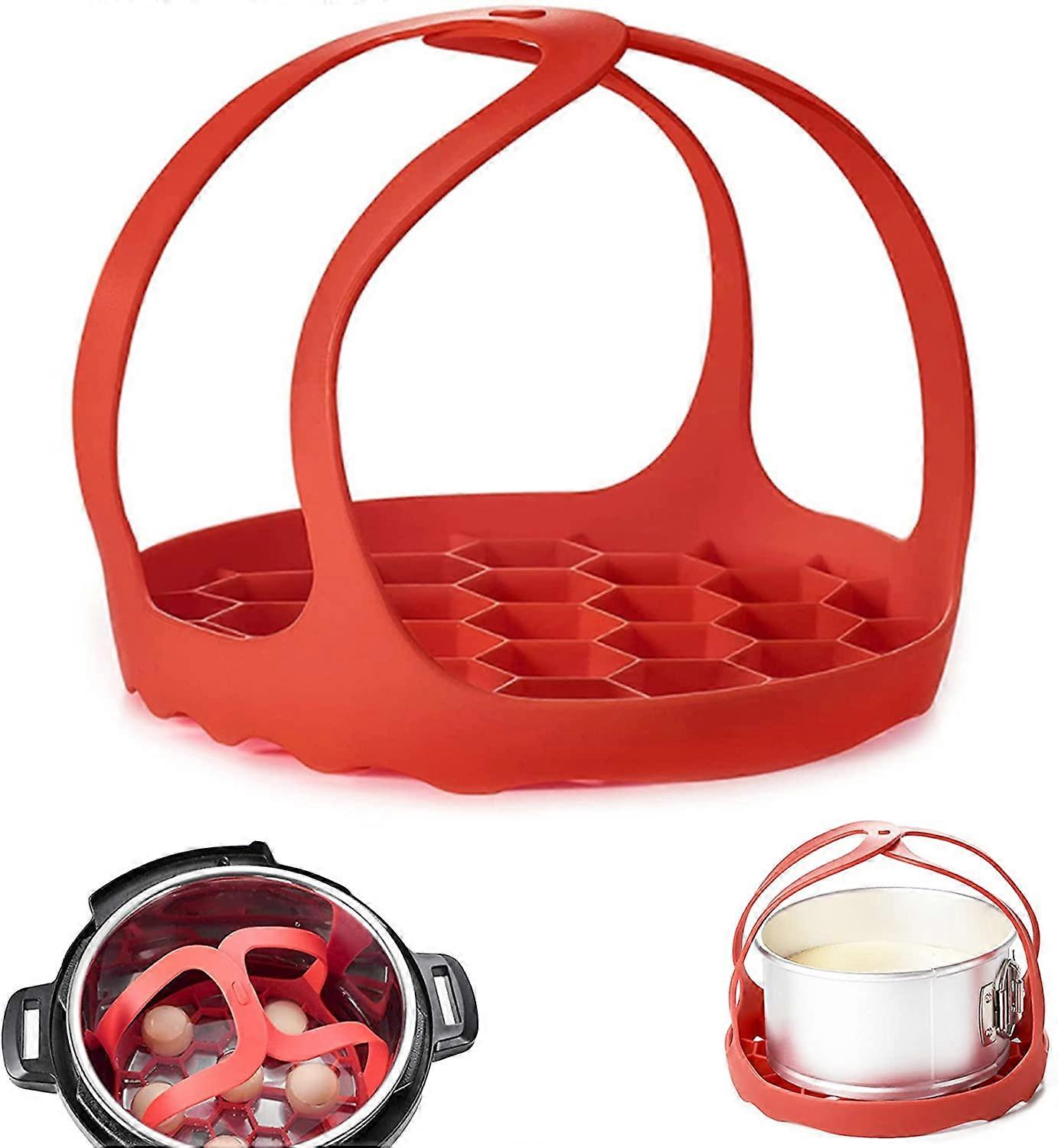 Egg Steamer Silicone Bakeware Sling Steamer Insert With Handle