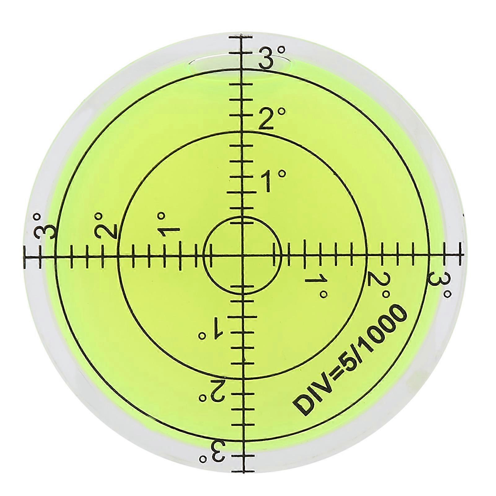 60mm Diameter Measuring Tool Round Level Bubble with Scale for Camera Platform Balance